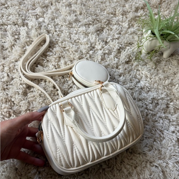 Chic Cream high-quality thick, super cute purse Quilted Mini Bag - Picture 5 of 5